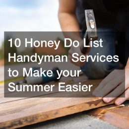 honey do list handyman services