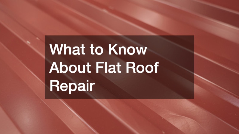 What to Know About Flat Roof Repair