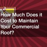 How Much Does it Cost to Maintain Your Commercial Roof?