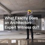 What Exactly Does an Architecture Expert Witness do?